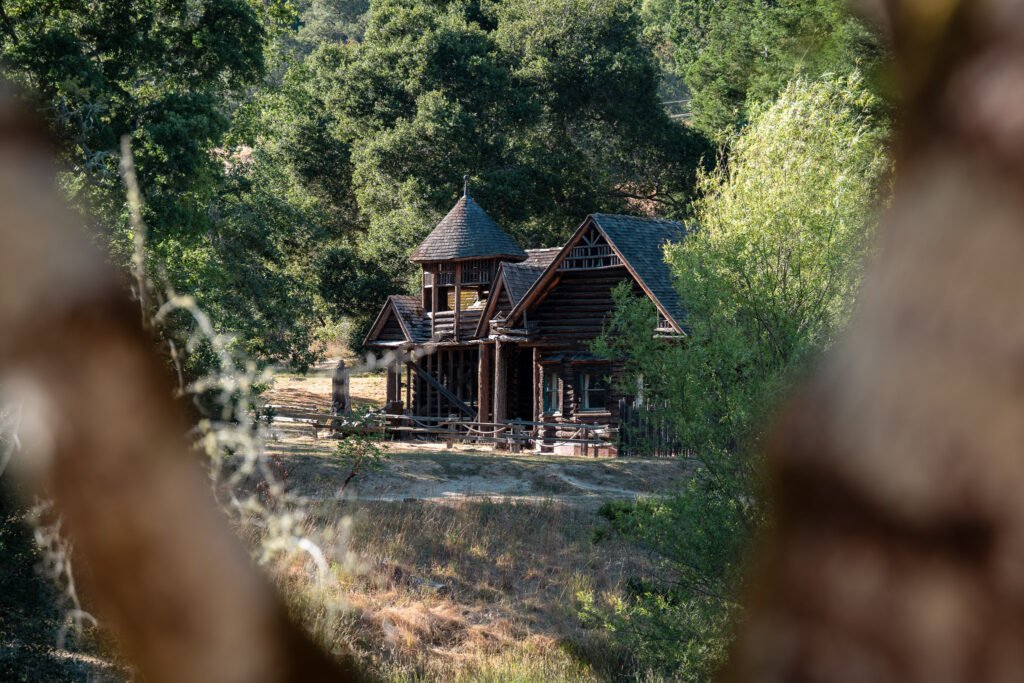 Cabin on the Lake Aging wooden cabin by a tranquil lakeside, with rustic charm and natural surroundings